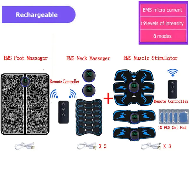 Electric Foot Massager Pad Portable