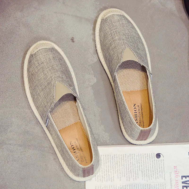 Breathable Linen Canvas Shoes