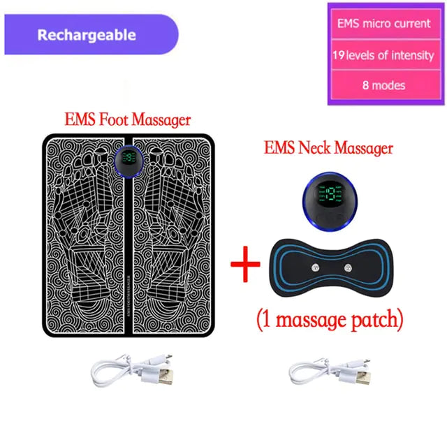 Electric Foot Massager Pad Portable