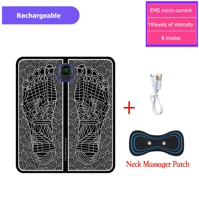 Electric Foot Massager Pad Portable